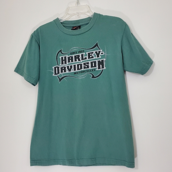 Harley-Davidson Green Juneau, Alaska Tee, Size Medium - Picture 12 of 12